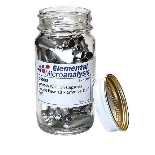 d 4003 smooth wall tin capsules round base 1 1